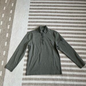 Banana Republic Heather Gray Polo Shirt